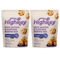 HighKey 하이키 머핀 앤 컵케이크 믹스 블루베리 8.5oz(240g) 2팩 Keto Blueberry Muffin Mix