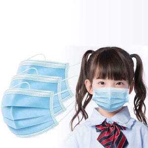 숨쉬기편한 마스크 멜트블로운 3중필터 어린이마스크 블루 소형 50매
