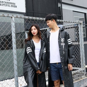 스트릿 커플우비 EVA 여행용 비옷 방수 레인코트