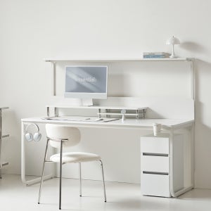 비스커스 브린트 철제 책상 고등 학생 중학생 1800 선반형