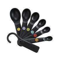 옥소 플라스틱 계량 스푼 7pcs 블랙 OXO