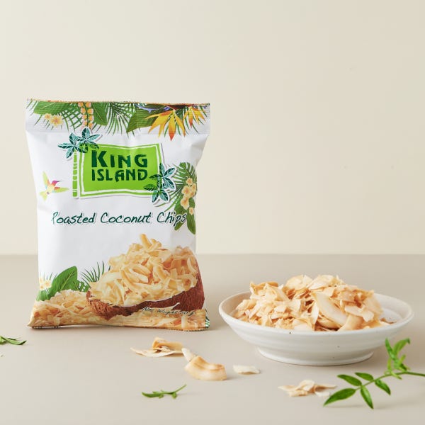 킹아일랜드 구운코코넛칩 오리지널 50g X 6봉