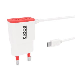 루츠 국내생산 C타입 일체형 충전기 군부대 충전기 5v2a