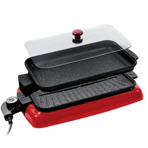 대원 테이블 전기그릴 콤비팬 미니 분리교체형 간편식 식탁용 캠핑용 소형팬 DWP-330