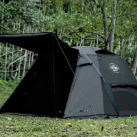 [카즈미] 아스터 돔 텐트 블랙 코팅 자외선 차단 3-4 인용 텐트 제로룩스