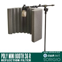 SORIGIO - Poly Mini Booth 36 R (T자스탠드 가능) 소리지오 미니부스