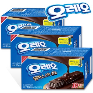 오레오 웨하스스틱 초코 150g 3개