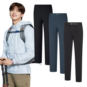 콜핑 남성 봄 여름 스판 작업복 아웃도어 등산 바지