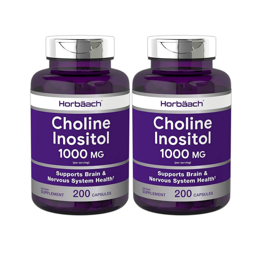 Horbaach 호바흐 콜린 이노시톨 1000mg 200정 2팩 Choline Inositol