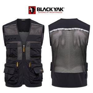 블랙야크 세이프베스트2 경량 여름망사조끼 블랙