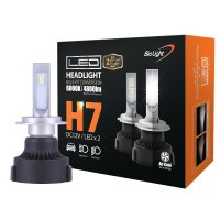 바이오라이트 차량용 자동차전구 2면 LED 헤드램프 H7 L01 (1 Set)