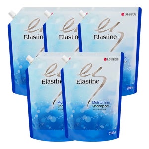 엘라스틴 샴푸 대용량 리필 2100ml x5 업소용 호텔용
