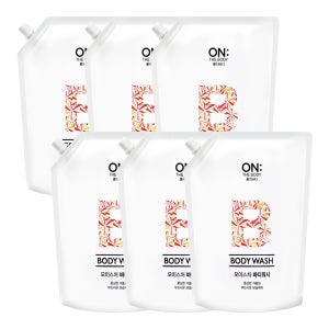 엘라스틴 온더바디 바디워시 리필 대용량 업소용 2100ml x6(1박스)