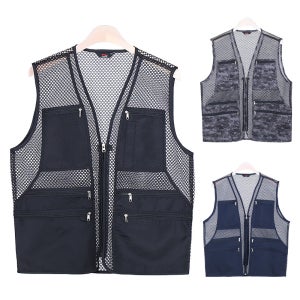 카이 남성 봄 여름 조끼 등산복 VEST 작업복