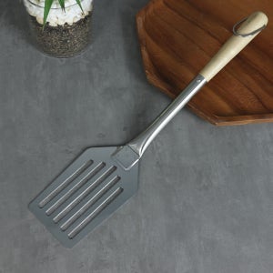 스텐 뒤집개 대형 뒤집게 뒤지개 나무목 뒤지게 omg 천성 중