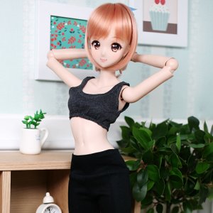 구체관절인형 옷 스포츠 탑 레깅스 2종 세트 60cm SD 도리스돌