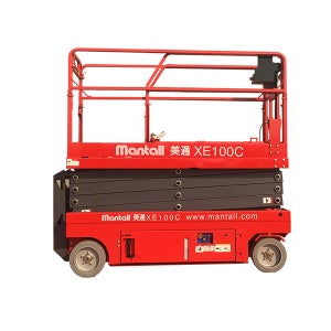 멘톨 고소작업대 렌탈 장비XE100C 유압식 시저리프트 (작업높이 10m, 적재중량 230kg)