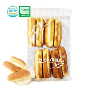 보아스제과 수제 핫도그빵 50g x 16개