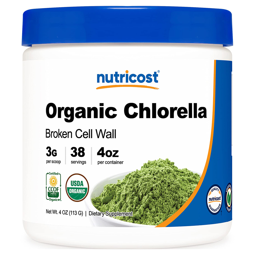 <b>Nutricost 클로렐라</b> 파우더 113그램 Chlorella Powder 4oz