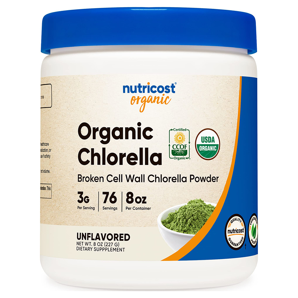 <b>Nutricost 클로렐라</b> 파우더 227그램 Pure Chlorella Powder