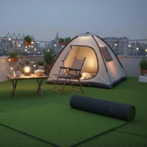 인조잔디 매트 옥상 베란다 테라스 인공잔디 시공 녹색매트 5m