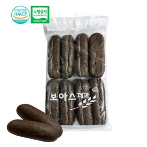 보아스제과 수제 먹물핫도그빵 50g x 16개