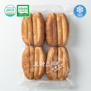보아스제과 (냉동) 수제 핫도그빵 50g x 54개
