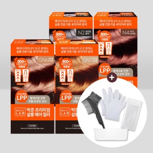 박준뷰티랩 헤어 살롱 대용량 새치커버 컬러 염색약 패키지 300ml 미용실 셀프 새치염색