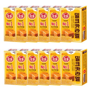 롯데 밀크카라멜 50g x 12개