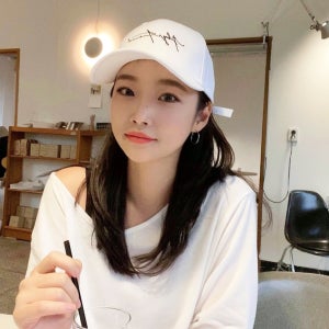 플레이어라운드 심볼 로고 남자 여자 화이트 여행 볼캡 모자