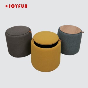 마카롱스툴 까페 수납의자 거실꾸미기 패브릭 원형