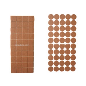 바닥보호대 60알 글라이드 가구바닥보호 부직포 소음방지 긁힘방지 20mm A4