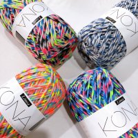 코나 멀티컬러 65g / 가방 러그 소품 뜨개질용 KONA MULTI COLOR 실