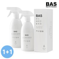 BAS 바스 1+1 초강력 에어컨탈취제 세균 곰팡이 냄새제거 셀프청소 세정제 탈취 항균 가정용 차량용 벽걸이용 시스템에어컨 천장형