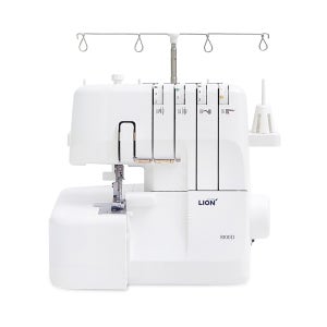 LION 라이온 8100D 오버록미싱+오버록봉제실 선물 가정용미싱