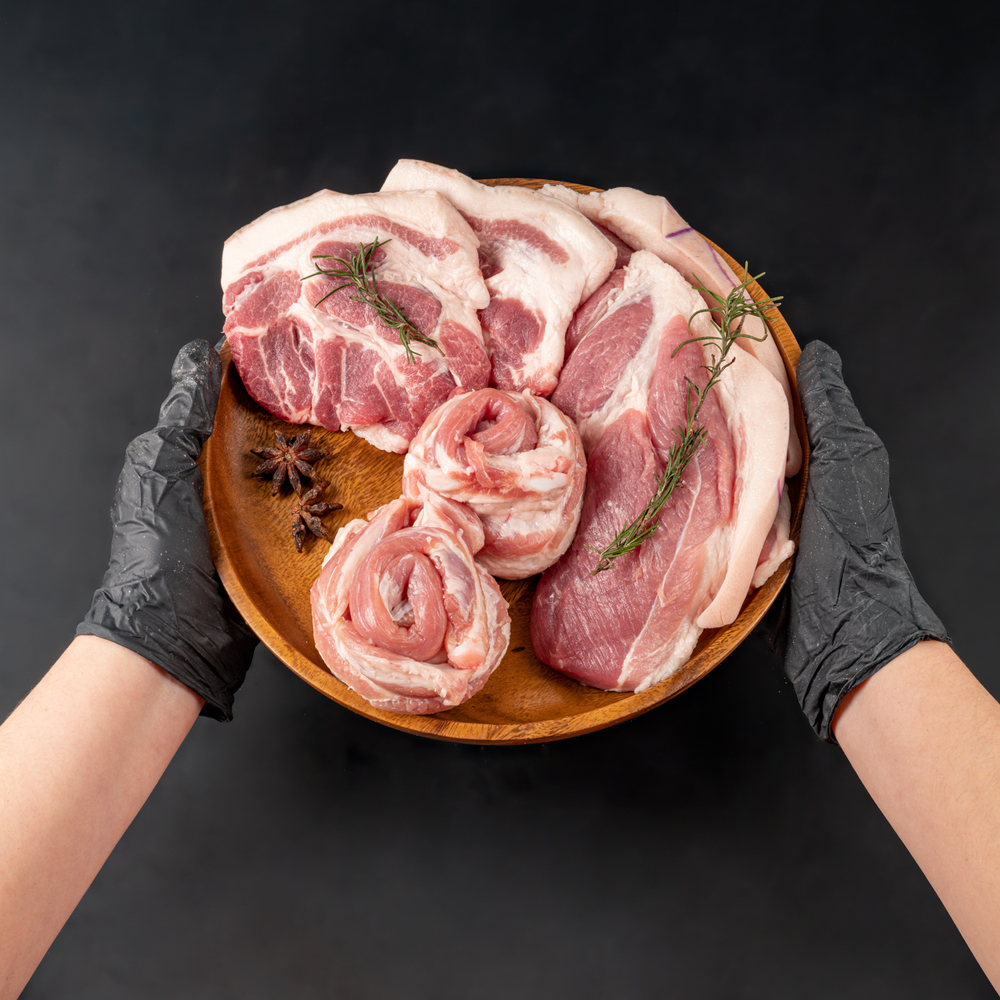 무항생제 제주 흑돼지 홍도야지 오겹살 삼겹살 목살 돈마호크 앞다리살 뒷다리살 캠핑고기