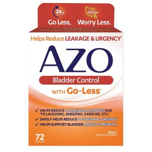 AZO 아조 브래덜 컨트롤 위드 고 레스 72정 AZO Bladder Control with Go-Less Daily Supplement
