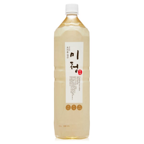 우포의아침 순수 요리청주 미청 14도 1.5L 무가당 맛술 요리술