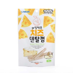 과일먹은 치즈덴탈껌100g 치석제거 애견간식 강아지간식 사과맛