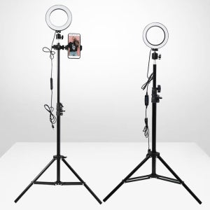 LED링라이트 16cm+삼각대50cm 촬영세트 개인방송 조명 LTO-50