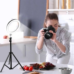 휴대폰 거치대 삼각대 트리포드 50cm LED조명 26cm 방송 영상 촬영용품 LTI-50