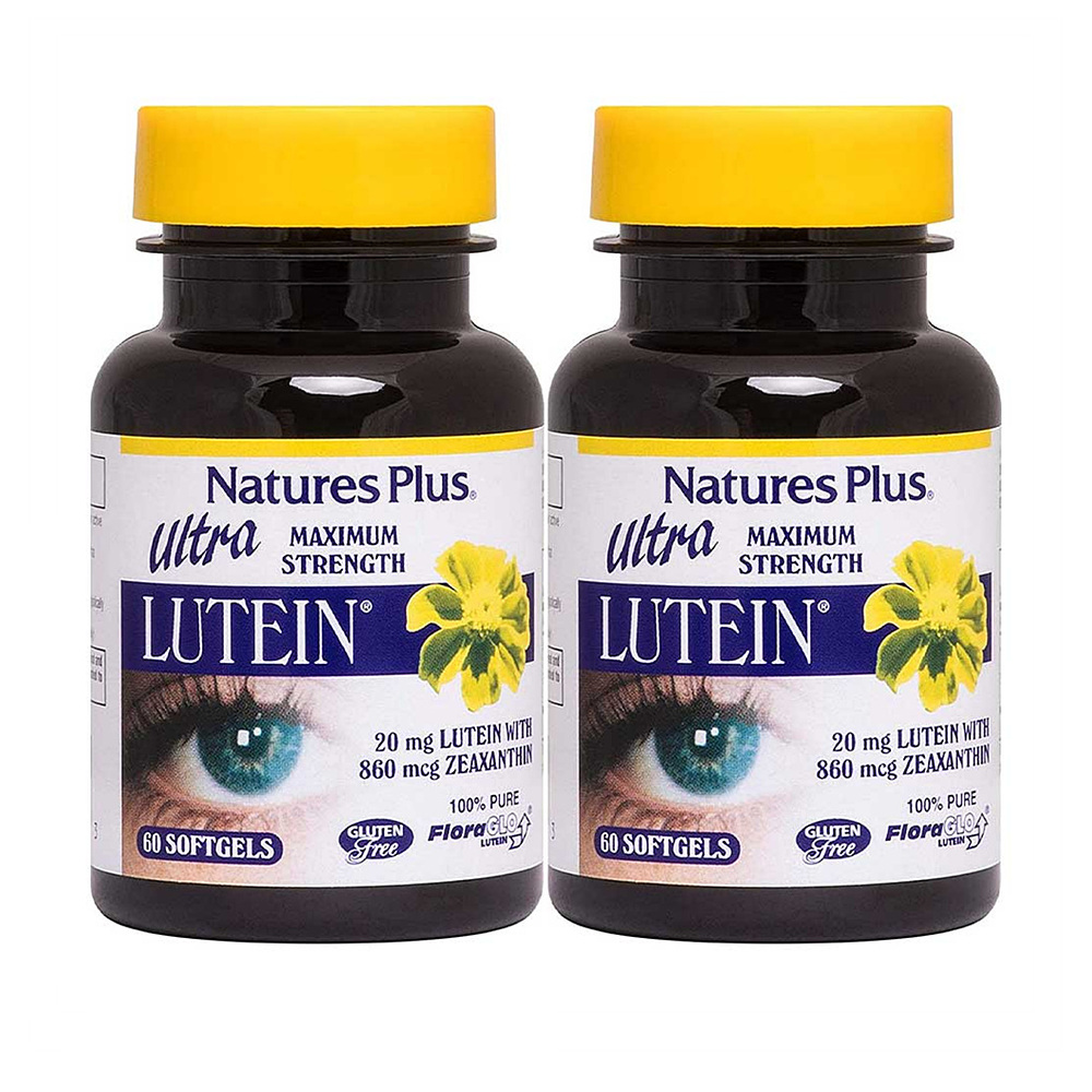 <b>NaturesPlus Lutein</b> 네이처스플러스 울트라 루테인 20mg 60정 2팩
