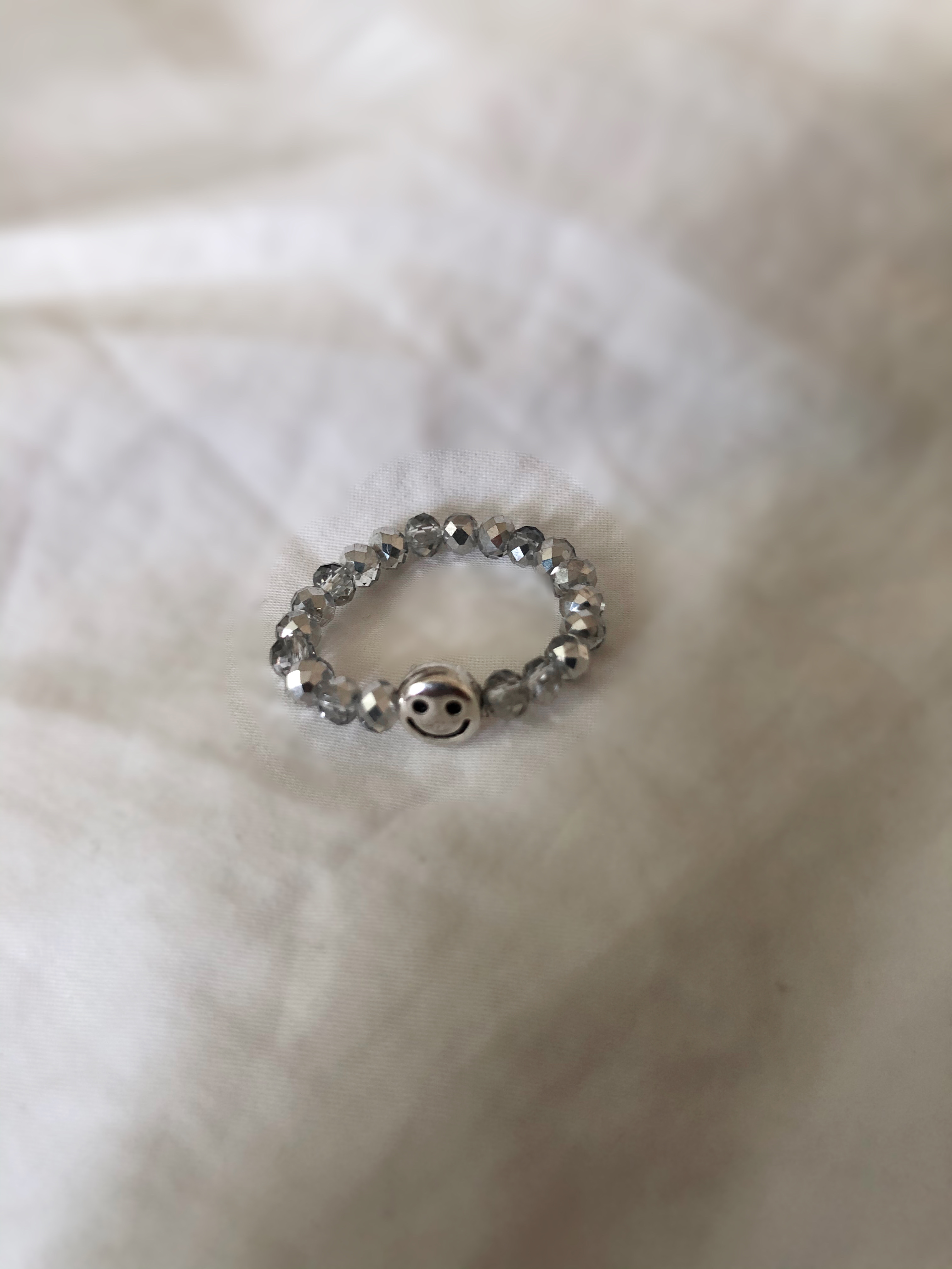 [스마일바이썬] 스마일반지 비즈반지 동백이반지 공효진반지