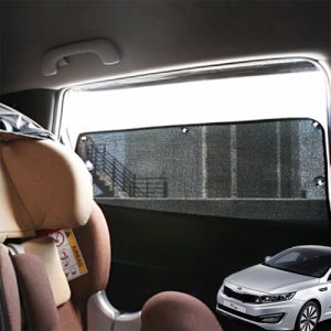 자동차 일반형 차량용 창문 햇빛 가리개 가림막 듀얼에어 메쉬 1열 UV 선쉐이드 카 커튼 스포티지 R QL 쏘울 K7 K9 더넥스트 스파크 K5 DL3 카렌스 그랜드 카니발