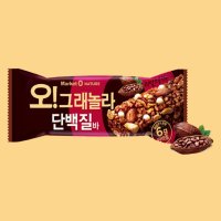 오리온 마켓오 그래놀라바 단백질바 리얼 초콜릿 35g 식사대용 에너지바