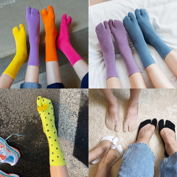 남자 여자 족발 쪼리 타비양말 발가락 덧신 양말 페이크삭스 전문