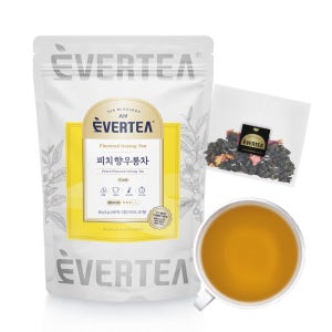 에버티 피치우롱티 24티백 가향차 우롱밀크티