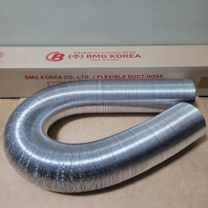 비엠지코리아 후드용 103mm 은박 동 검정 후렉시블 주름관 업소용호스