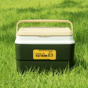 코멕스 캠핑 미니 대형 아이스박스 8.5L, 밀리터리그린
