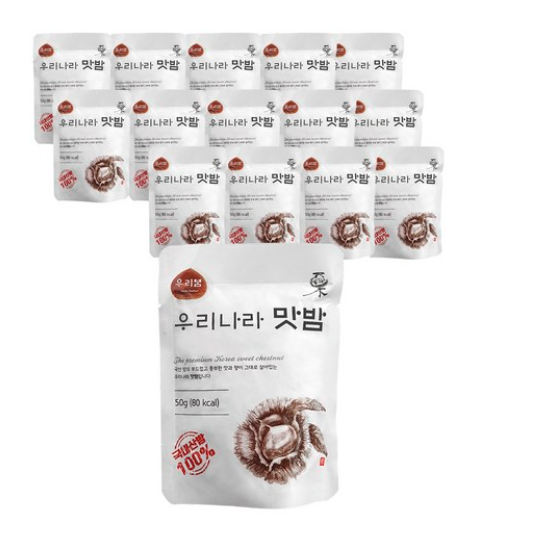 100%국내산 우리나라 맛밤